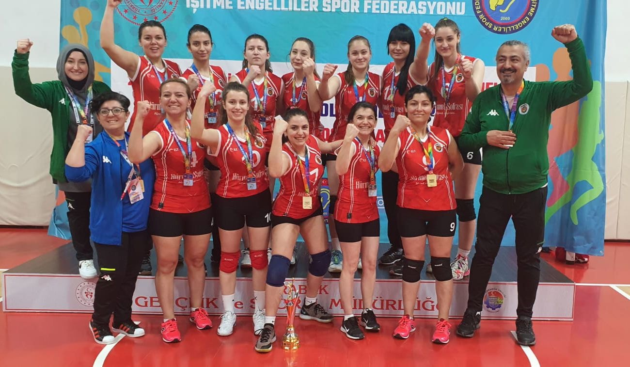 GLCK TME ENGELLLER KADINLAR VOLEYBOL TAKIMI TRKYE AMPYONU