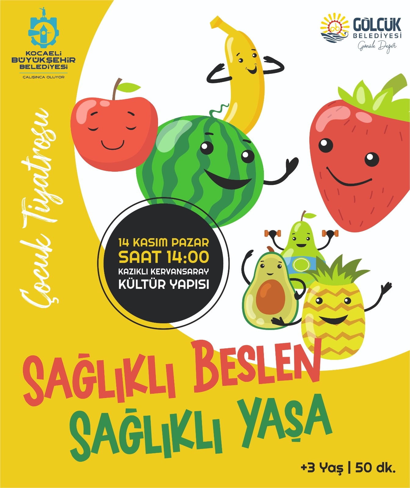 GLCKL MNKLERE SALIKLI BESLENME TYATRO SAHNESNDEN ANLATILACAK