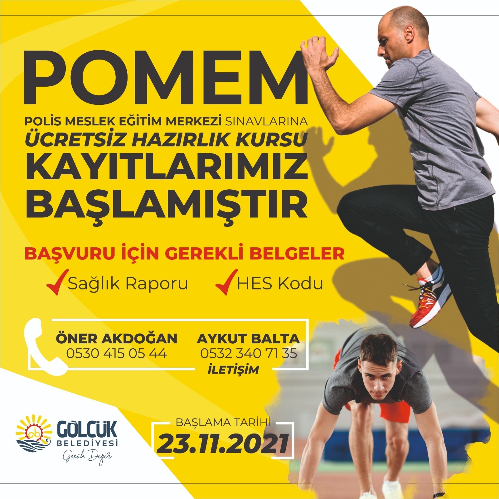 GLCKL GENLER POMEM SINAVINA HAZIRLAYACAK CRETSZ KURSTA KAYITLAR BALADI